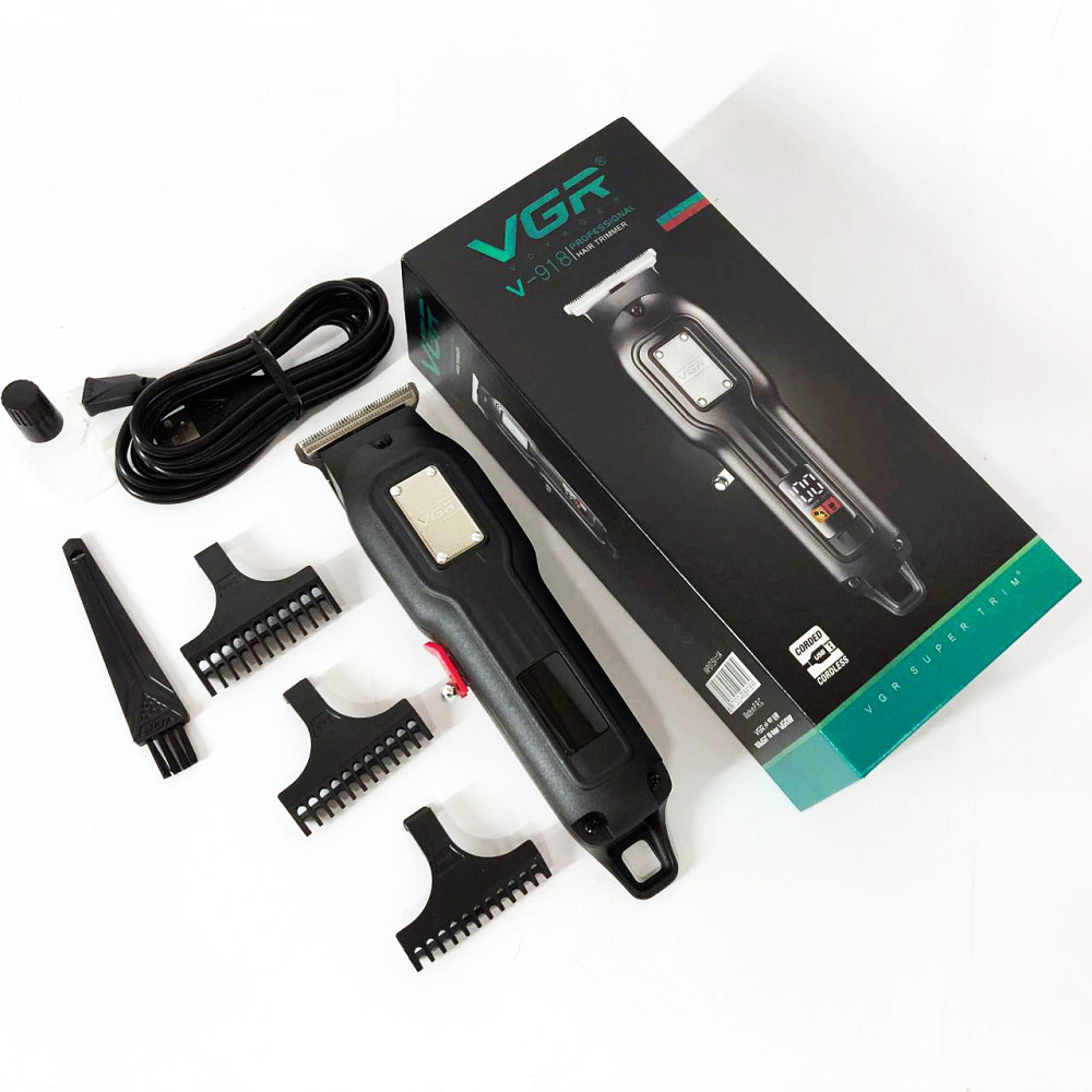Домашня машинка акумуляторна для стрижки волосся VGR, Машинка для різних стрижок акумуляторна ZC-69 Львів - фото 11