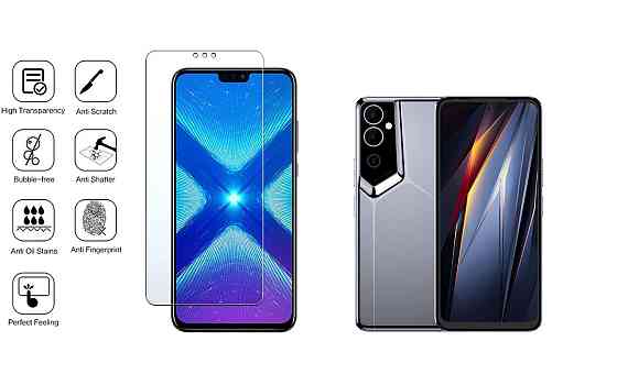 Защитное стекло NeoGlass для Tecno POVA Neo 2 LG6n – ультрапрозрачное и устойчивое Киев