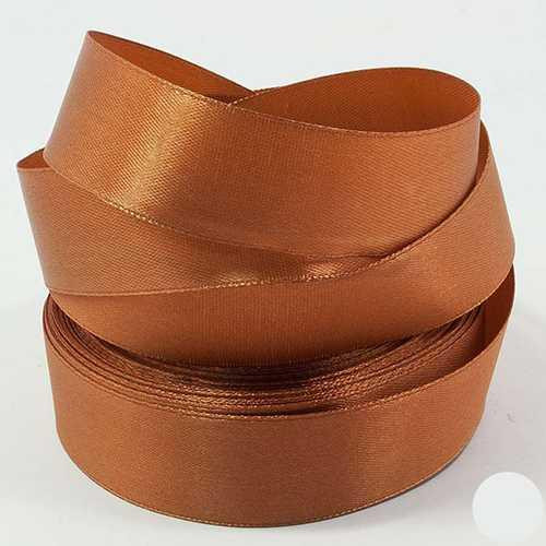 Стрічка атласна світло-коричнева 23 м Київ - фото 1