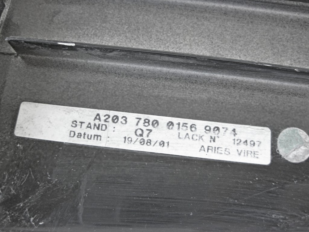 Mercedes-Benz  A2037800156 Молдинг панорамного даху лівий CL203 Sportcoupe C203 Одесса - изображение 9