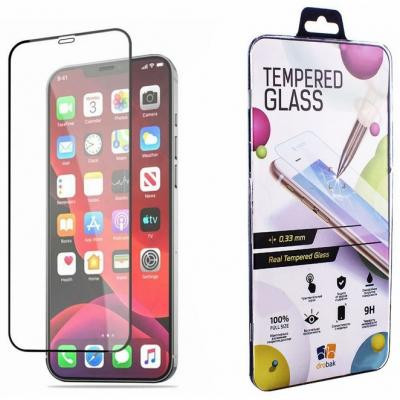 Стекло защитное Drobak Apple iPhone 12 Pro Max (Black) (222294) (222294) Винница - изображение 1