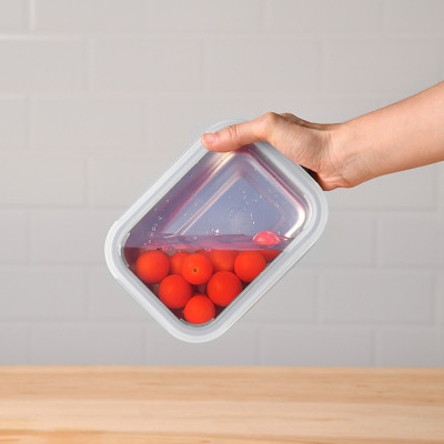 Харчовий контейнер Bergner Go Lovers з нержавіючої сталі круглий 1,5 л (BG-36316-GY) Вінниця - фото 7