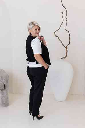 Жіночі стильні штани з якісного, щільного трикотажу. 56/58 Одеса