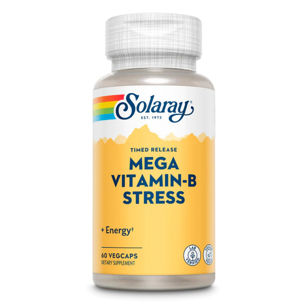 Витамины группы В Solaray Mega Vitamin B-Stress 60 vcaps Киев - изображение 1