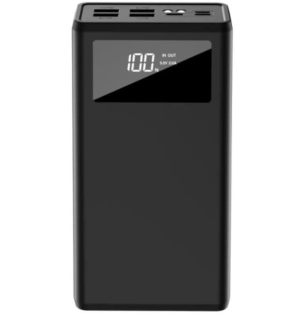 Универсальная мобильная батарея XO PR124 40000 mAh (Black) Винница
