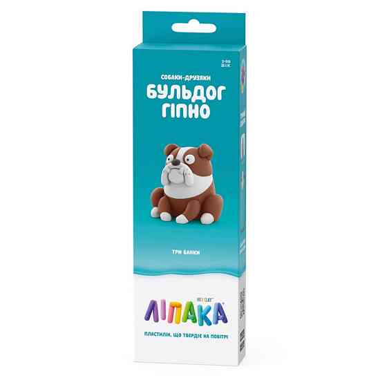 Набір пластиліну "Собаки-Друзі: Бульдог Гіпно" ЛІПАКА 30148-UA01 самостійно твердіє Вінниця