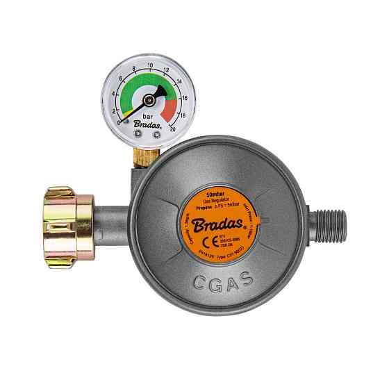 Редуктор газу 50 mbar, 1,5 кг/год., 1/4