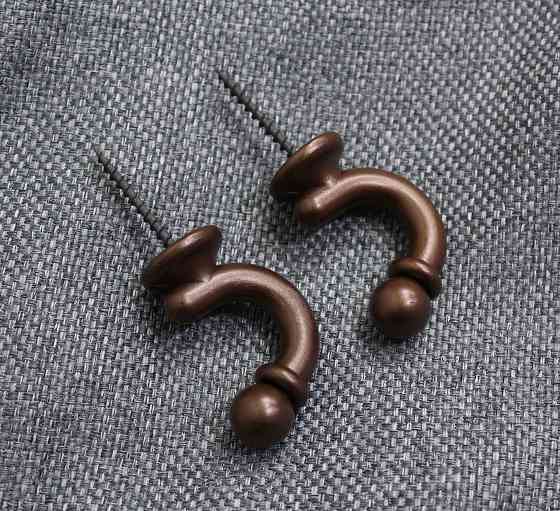 Гачки для підхватів (011кр) набір 2 шт коричневий (83-008) Київ