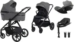 Дитяча коляска Espiro Yoga 4W1  Z Fotelikiem Cybex Cloud G I-Size I Bazą 117 Gray Zen Київ - фото 1