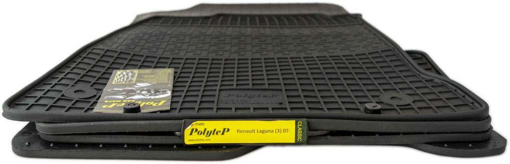 Коврики салона резиновые Renault Laguna (3) 07-,к-т (4шт.) Киев - изображение 1