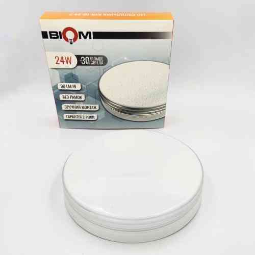 Светильник Biom BYR-02-24-5 5000K 24W круглый декор Харьков