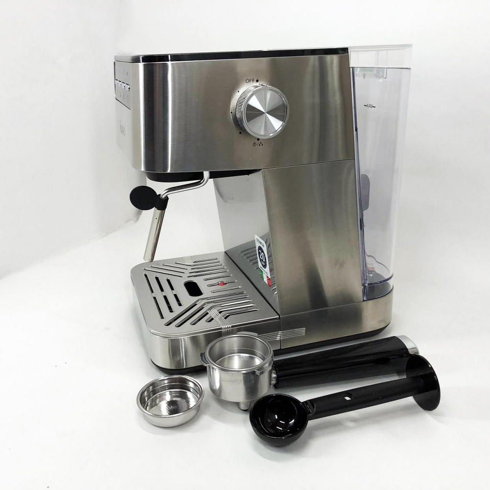 Домашняя кофеварка для приготовления напитков MAGIO MG-453 960 Вт, Кофемашина рожковая с кофемолкой CA-19 Львов - изображение 7