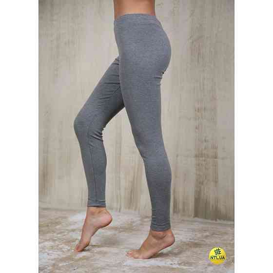 Лосини жіночі з бавовни Наталюкс 47-2507 XS, S, M, L, XL, XXL, Сірий Київ