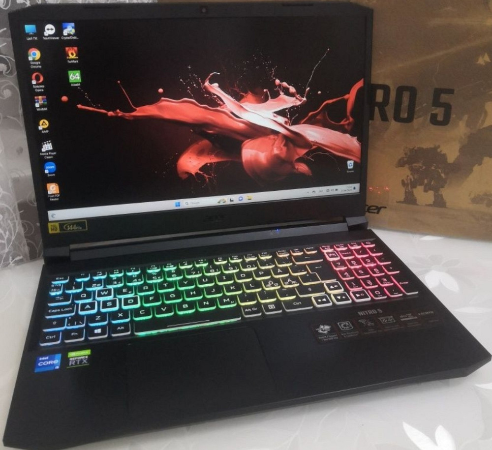 Новый Ноутбук: ASER NITRO 5 /144Hz./ RTX3060/ i5-11400H/ RAM16GB/SSD512Gb. Киев - изображение 1