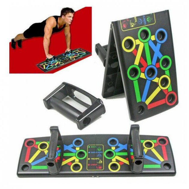 Доска на все группы мышц Foldable, Платформа для тренировки мышц, Стойка для отжимания от пола RI-37 Львов - изображение 5