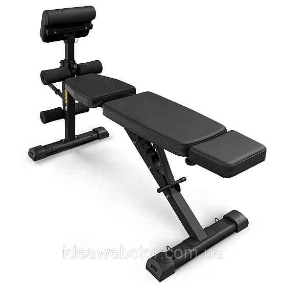 Лавка тренувальна з еспандерами Trex Sport TX-300B із партою Скотта Київ