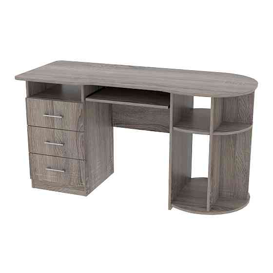 Стол письменный СКП-2 №11, Дуб Сонома Трюфель, 1300/600/760 Львов