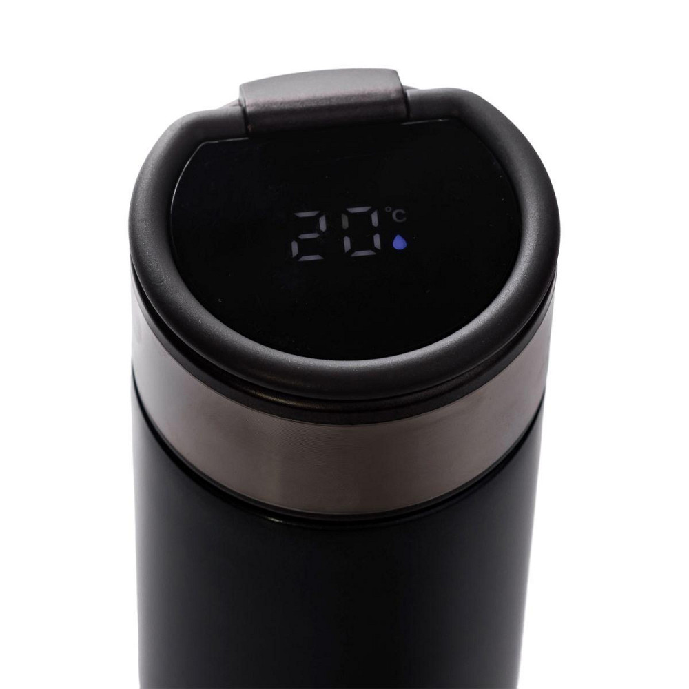 Термос із датчиком температури 530 мл Чорний HP-14-19B Київ - фото 5
