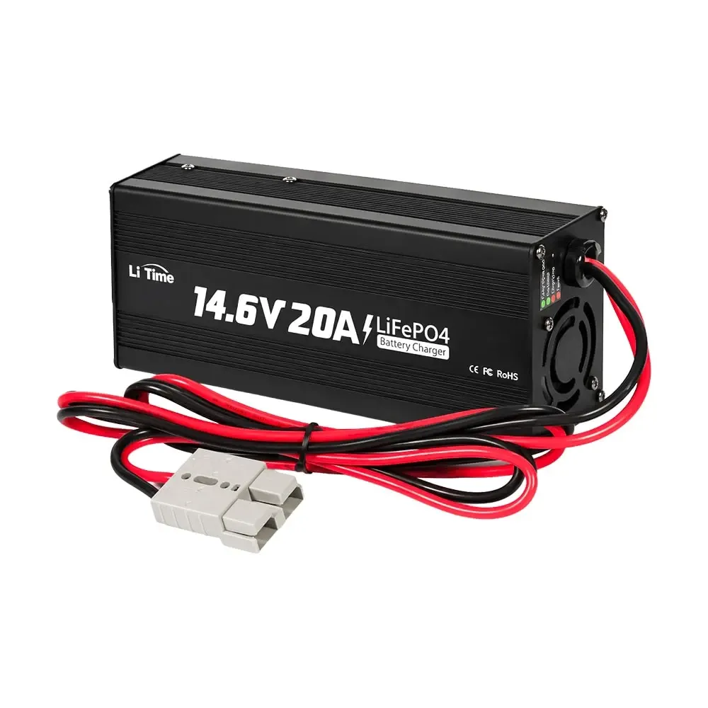 Зарядний пристрій для акумуляторних батарей LiFePO4 14.6V/20A LiTime L12V20A-BCHA-X (44-00537) Киев - изображение 1