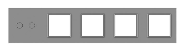 LIVOLO Рамка 5-постова для одного 2-сенсорного вимикача і чотирьох розеток (2-0-0-0-0) LIVOLO, Коломыя - изображение 7