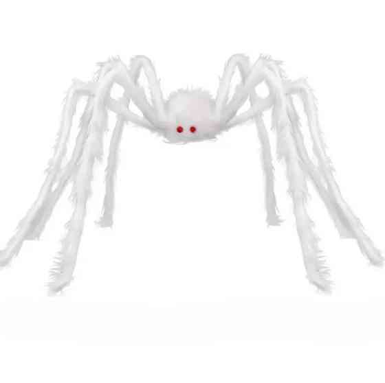 Паук на Хэллоуин декоративный 150 см белый Киев