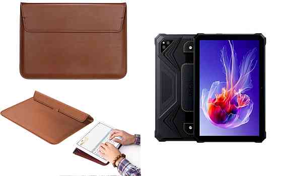 Чохол-конверт VitoCase для Blackview Oscal Spider 8, з функцією підставки для планшета Коричневий Київ