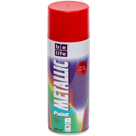 Belife краска №344 красная металлик 400 мл Харьков
