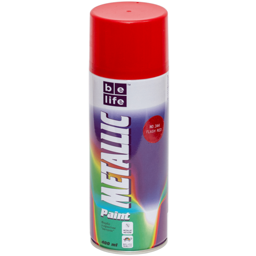 Belife краска №344 красная металлик 400 мл Харьков - изображение 2