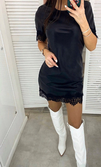 Платье из экокожи Secret батал Киев - изображение 7