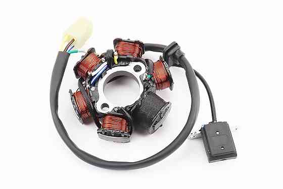 Статор магнето (генератора) (6 котушок роз'єм "мама 4+1") Київ