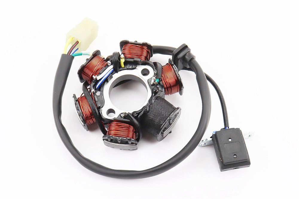 Статор магнето (генератора) (6 котушок роз'єм "мама 4+1") Київ - фото 2