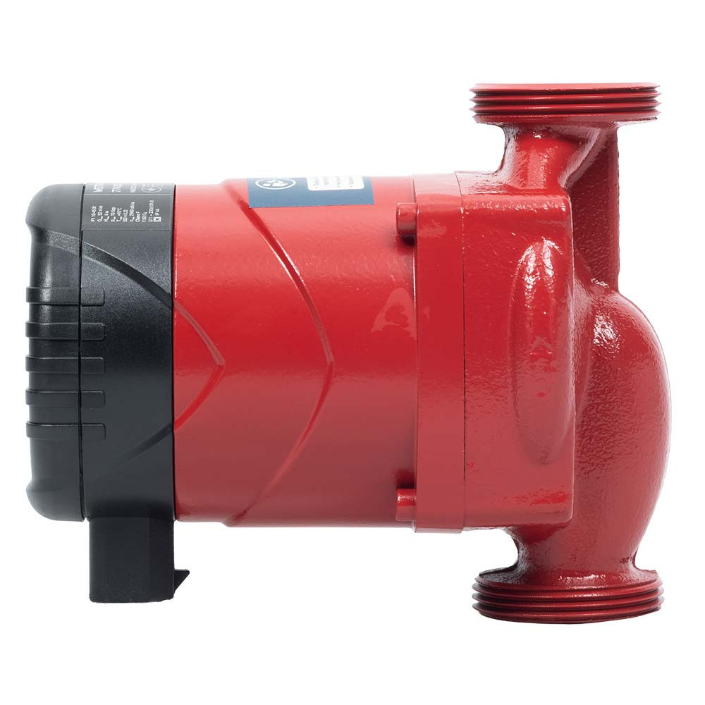 Насос циркуляційний енергоощадний 10-45 Вт Hmax 6 м Qmax 52 л/хв Ø11⁄2" 130 мм + гайки Ø1" WETRON (774352) Київ - фото 4