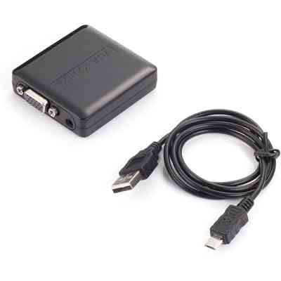 Конвертор HDMI to VGA + R/L (HDCVGA02-M) PowerPlant (CA911493) Вінниця