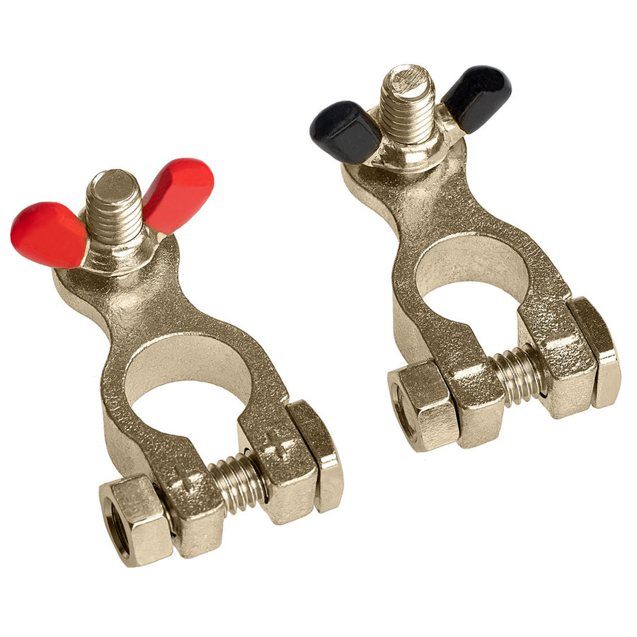 Клеми кольорові для акумуляторних батарей (АКБ) 12/24V "Wing Fix" 2шт Alca, 509300 Київ - фото 3