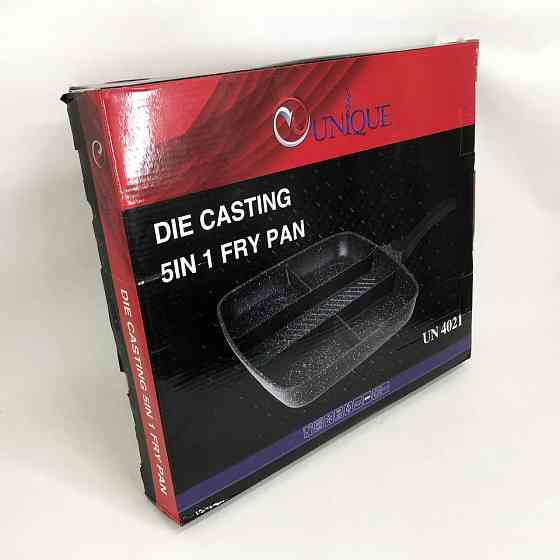 Практична сковорода для кухні UNIQUE UN-4021 38 х 31см, Сковорода з алюмінієвим шаром OV-14 Івано-Франківськ