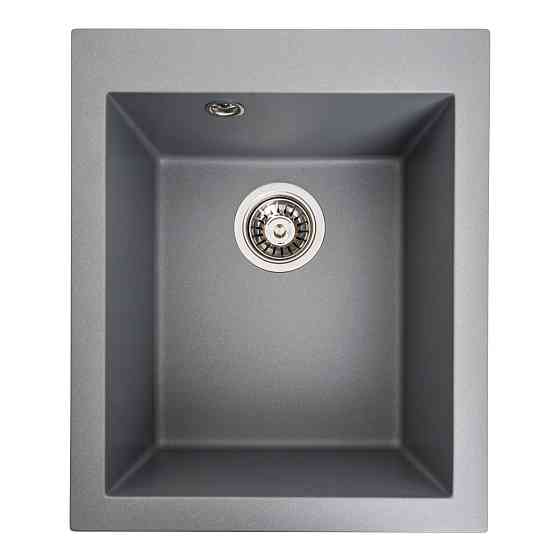 Гранітна мийка для кухні VALESO SOKIL 4150 матова Сірий металік Коломыя