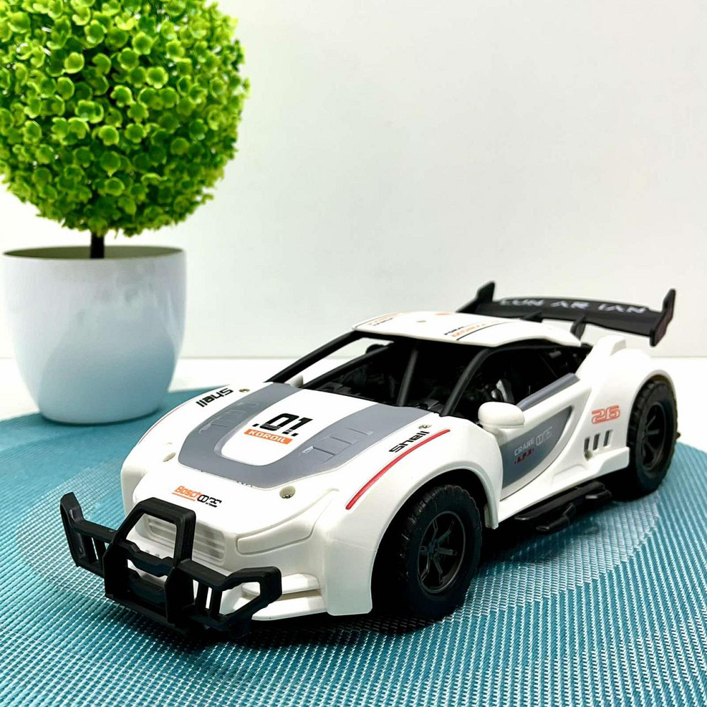 Машинка на радіокеруванні спортивна 26см Біла (33799) Чернигов - изображение 2