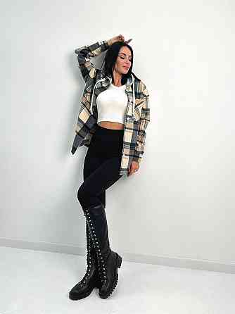 Жіноча тепла сорочка "Delta" оптом | Норма Бежевий, 46-48 Київ