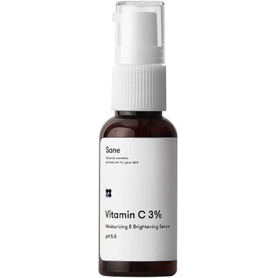 Сыворотка для лица Sane Vitamic C 3% Moisturizing & Brightening С витамином С 30 мл (4820266830489) Винница - изображение 1