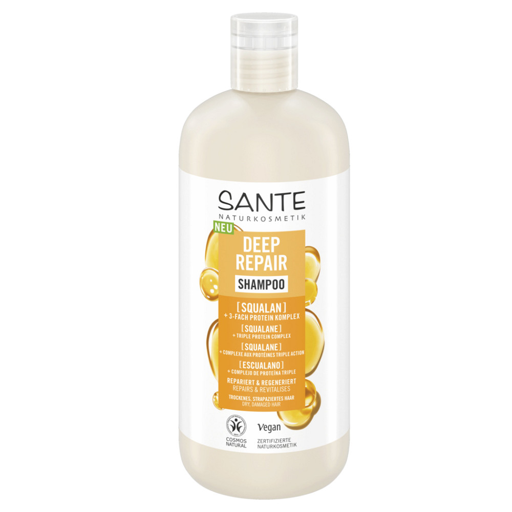 БІО-Шампунь Deep Repair для відновлення сухого пошкодженого волосся зі Скваланом SANTE 500 мл Київ - фото 1