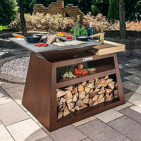 Гриль-Очаг Quan Medium Island, коричневий QN90048 Код: 007964 Ровно - изображение 2