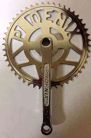 Звезда велосипедная (передняя)   48T   (L-19 см, под круг, хром) Мукачево