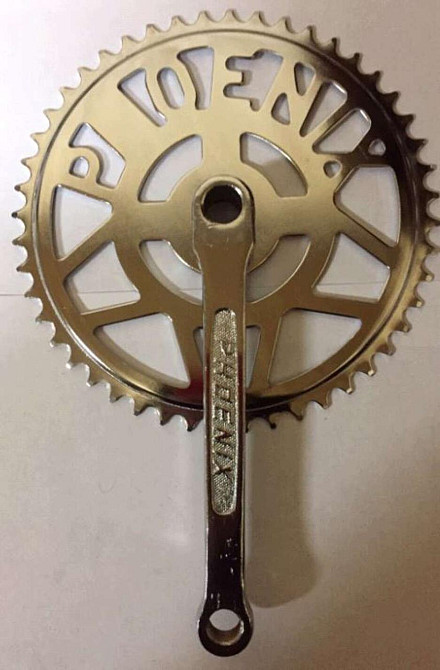 Звезда велосипедная (передняя)   48T   (L-19 см, под круг, хром) Мукачево - изображение 1