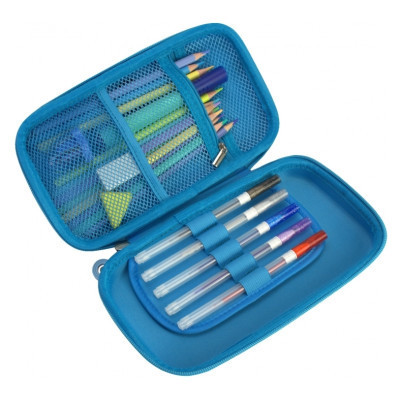 Пенал Cool For School 1 відділення з відворотами Сірий (CF87288) Вінниця - фото 2