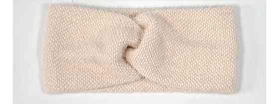 Пов'язка жіноча тепла ангорка бежева Київ