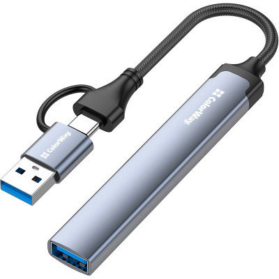 Концентратор ColorWay USB-A/USB-C 4-in-1 USB2.0х2/USB3.0/USB-C2.0 (CW-HUB06) Винница - изображение 9