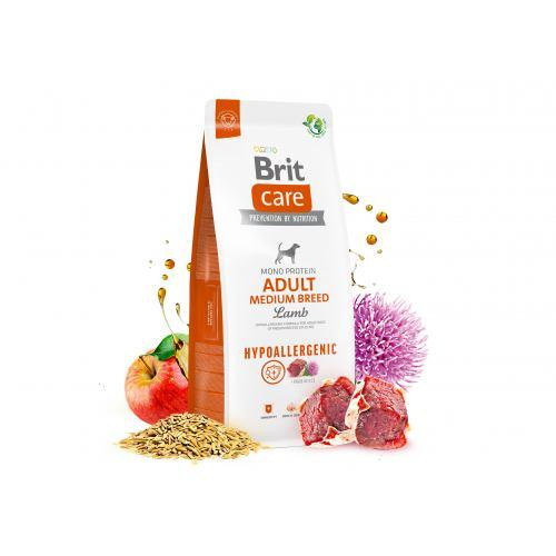 Сухой корм Brit Care Dog Hypoallergenic Adult Medium Breed для собак средних пород, гипоаллергенный с ягненком, 1 кг Киев - изображение 7