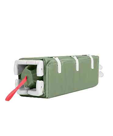 Манеж детский - кровать для новорожденных 2 в 1 со вторым дном Porta CRL-18103 Mint Green 125*65 см CARRELLO зеленый Кривой Рог