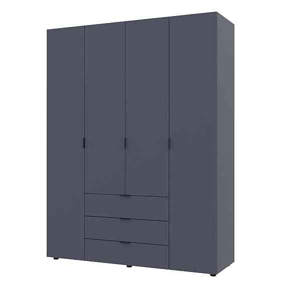 Шафа розпашна для одягу Doros Гелар 155х49,5х203,4 см Графіт (DRS-011109) Львів