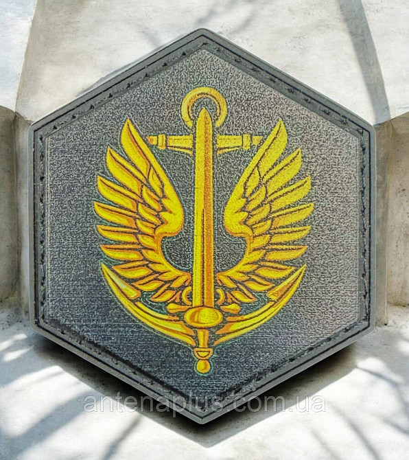 Морская пехота черный патч / шеврон Киев - изображение 3